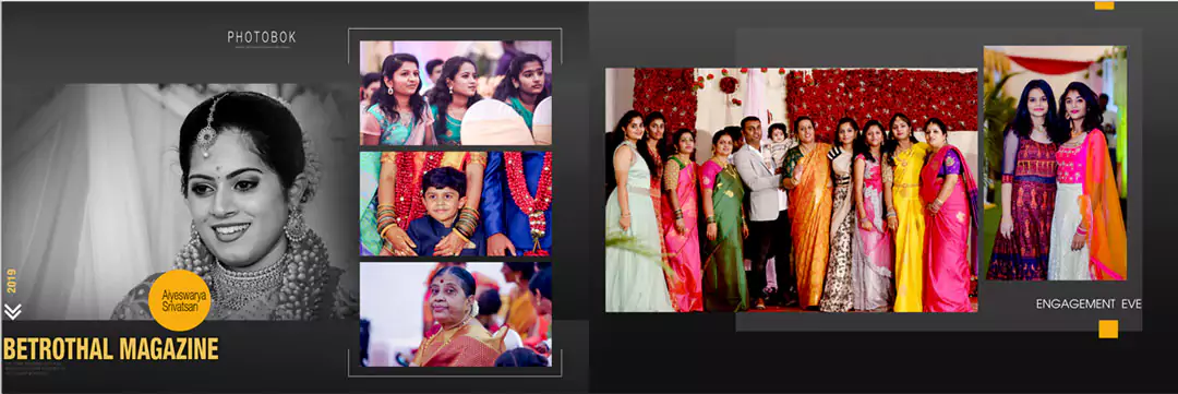 south wedding albums psd